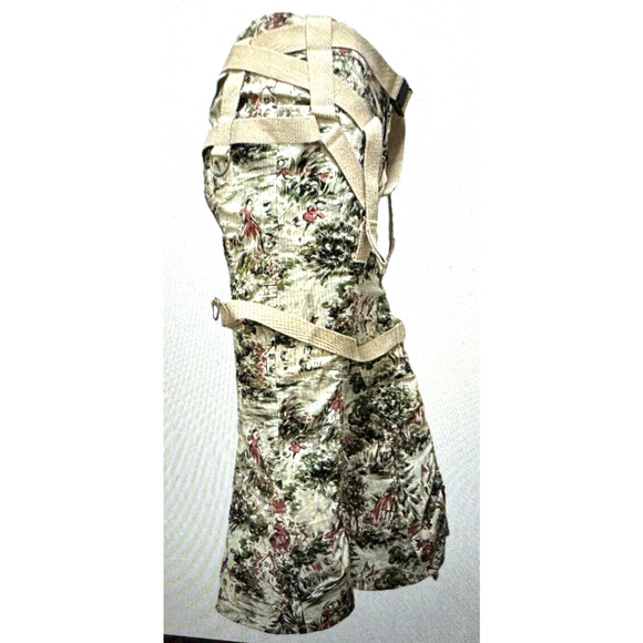 Junya Watanabe Vintage Y2K Woman's 02 Parachute Bondage Pant Pictorial Print - Picture 3 of 5